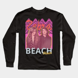 Beach House Vintage 2004 // Original Fan Design Artwork Long Sleeve T-Shirt